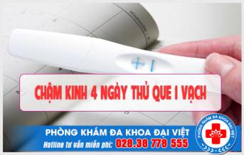 Chậm kinh 4 ngày thử que 1 vạch có thai không? Sức khỏe sinh sản